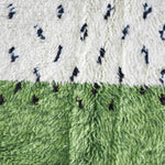 Green Boho Rug - Berber Handicraft