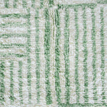 Green Striped Moroccan Rug - Berber Handicraft