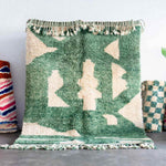 Green Handmade Rug - Berber Handicraft