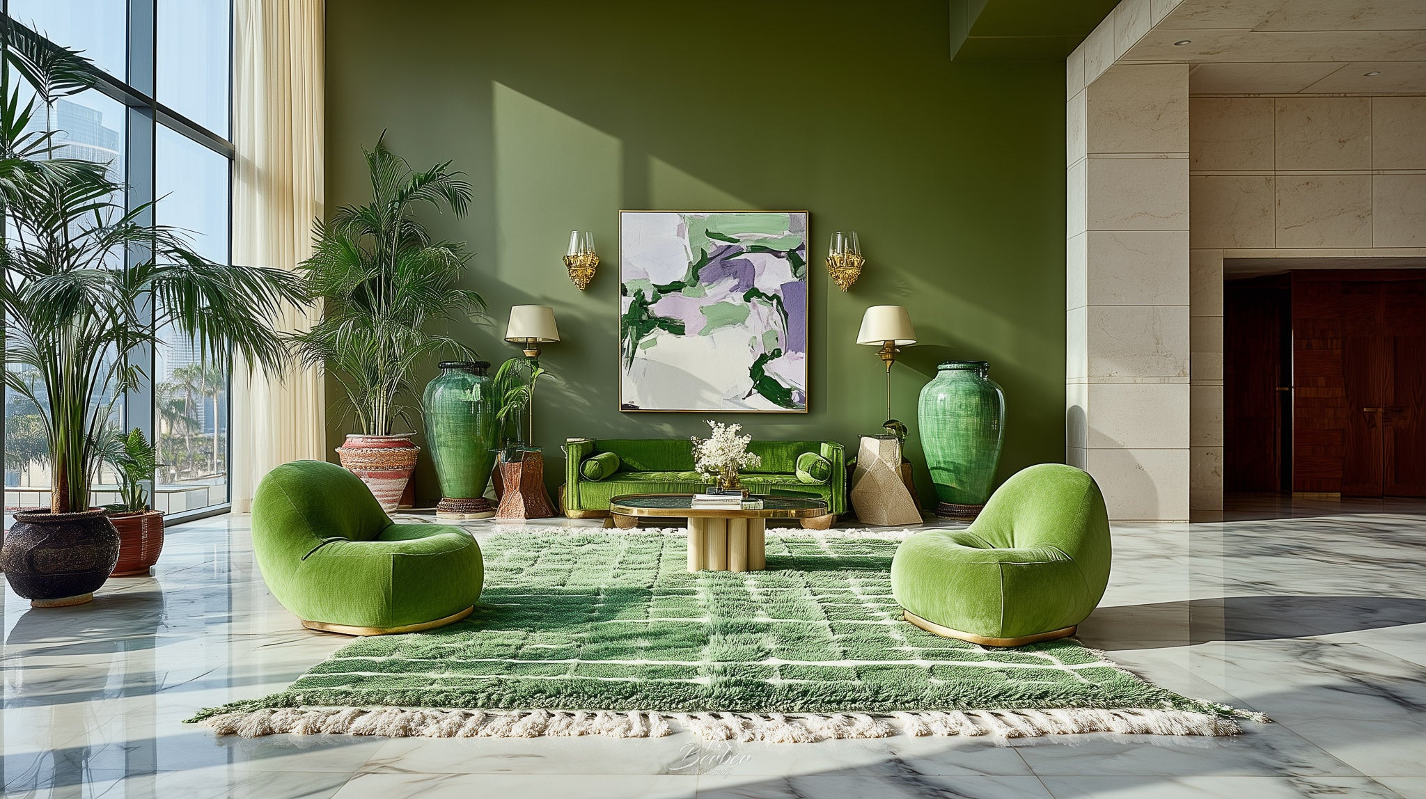 Green-Moroccan-rugs-cover-desktop-3-Berber Handicraft