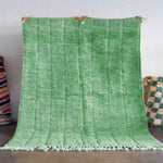 Green Morrocan Rug - Berber Handicraft