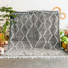 Grey Beni Ourain Berber Rug - Berber Handicraft