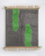Grey Green Rug-Berber Handicraft