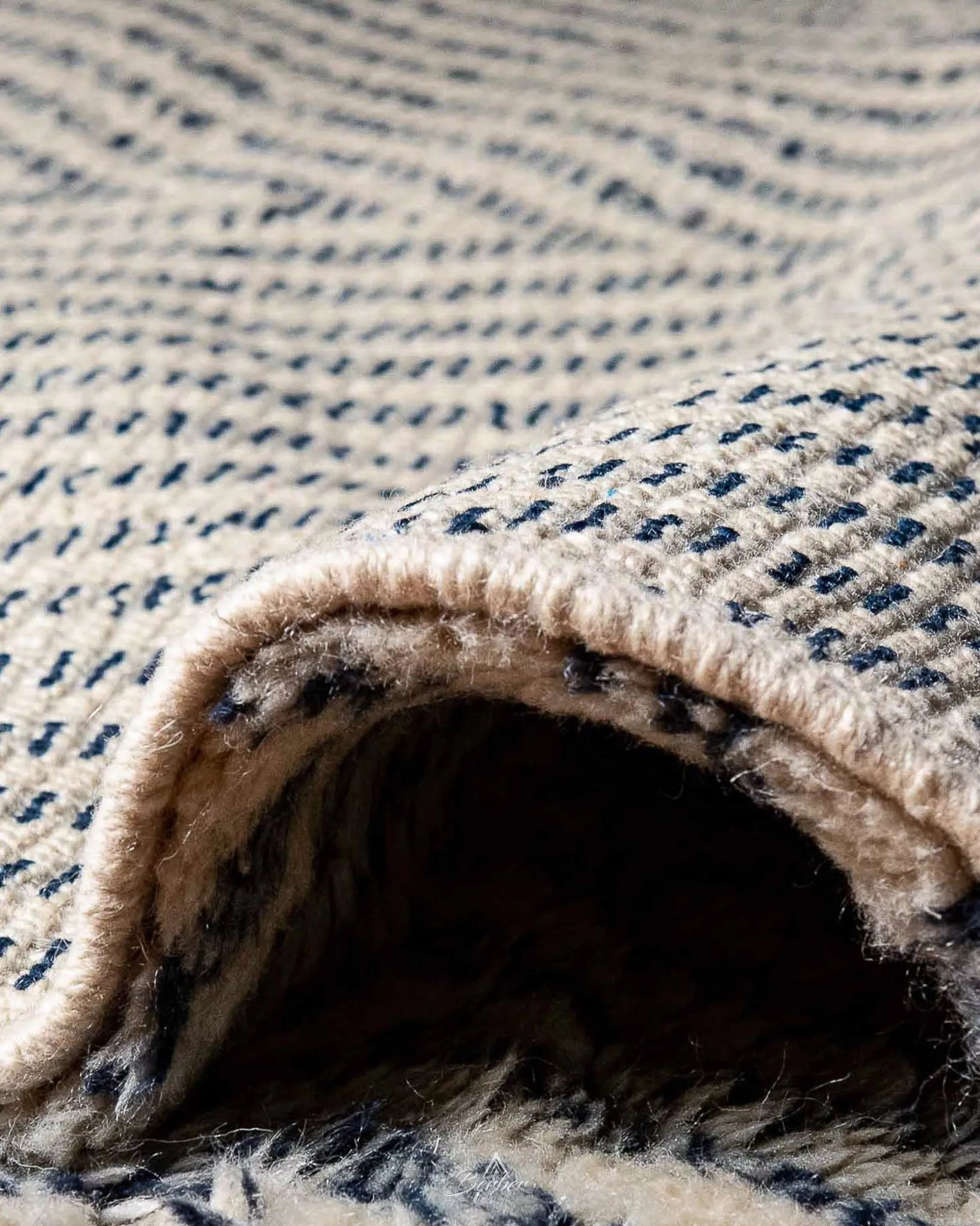 Grey Handwoven Rug 3 X 5 Ft | 90 X 150 Cm / With Tassels / Short (0.4” / 1 cm)