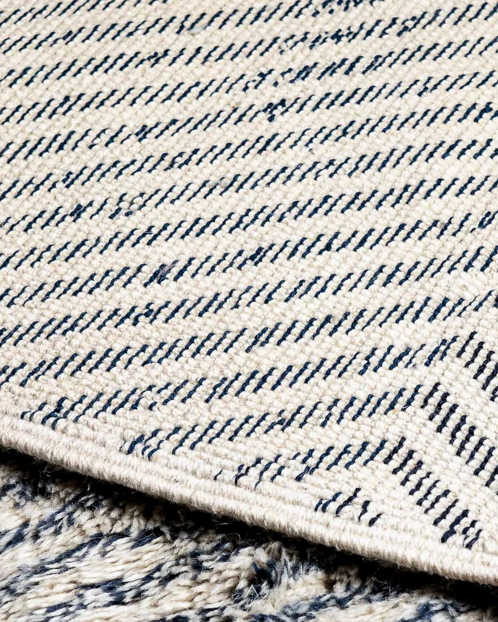Grey Handwoven Rug 3 X 5 Ft | 90 X 150 Cm / With Tassels / Short (0.4” / 1 cm)