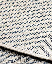 Grey Handwoven Rug 3 X 5 Ft | 90 X 150 Cm / With Tassels / Short (0.4” / 1 cm)
