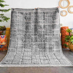 Grey Morrocan Rug - Berber Handicraft