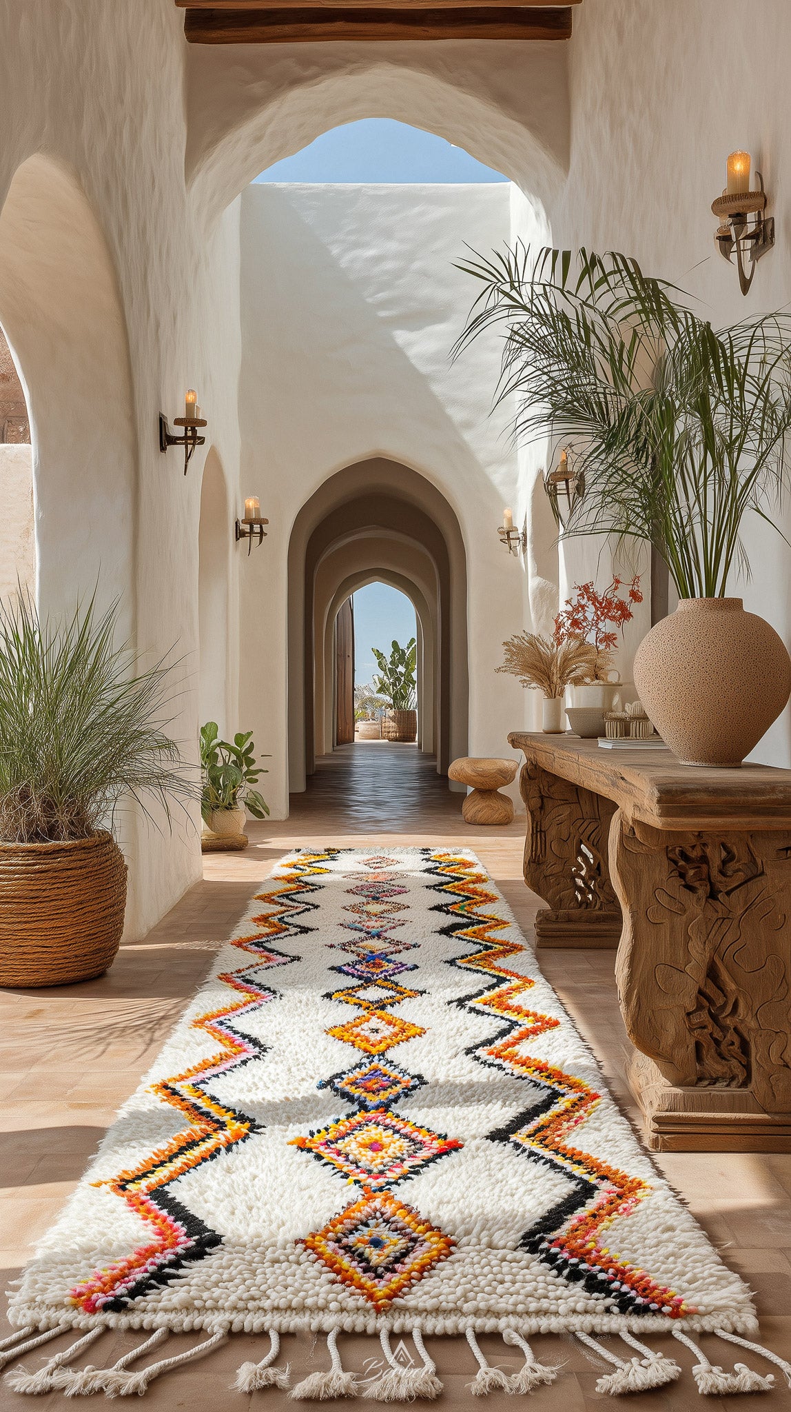 Hallway-runner-rugs-berber-handicraft-5-Berber Handicraft