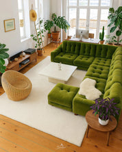 Hand Made Off White Wool Rug-Berber Handicraft