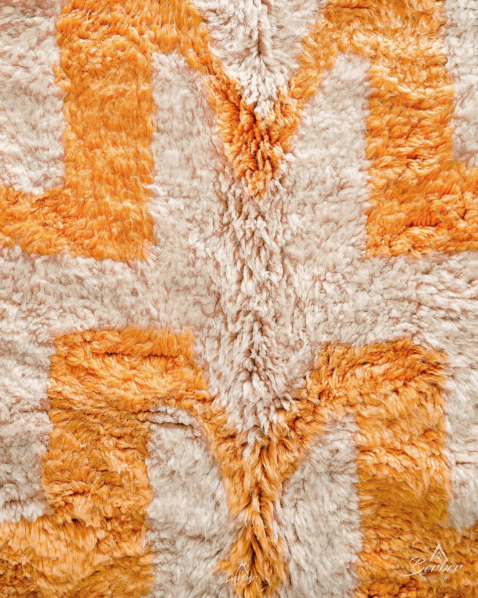 Handmade Bedroom Rug 3 X 5 Ft | 90 X 150 Cm / With Tassels / Short (0.4” / 1 cm)