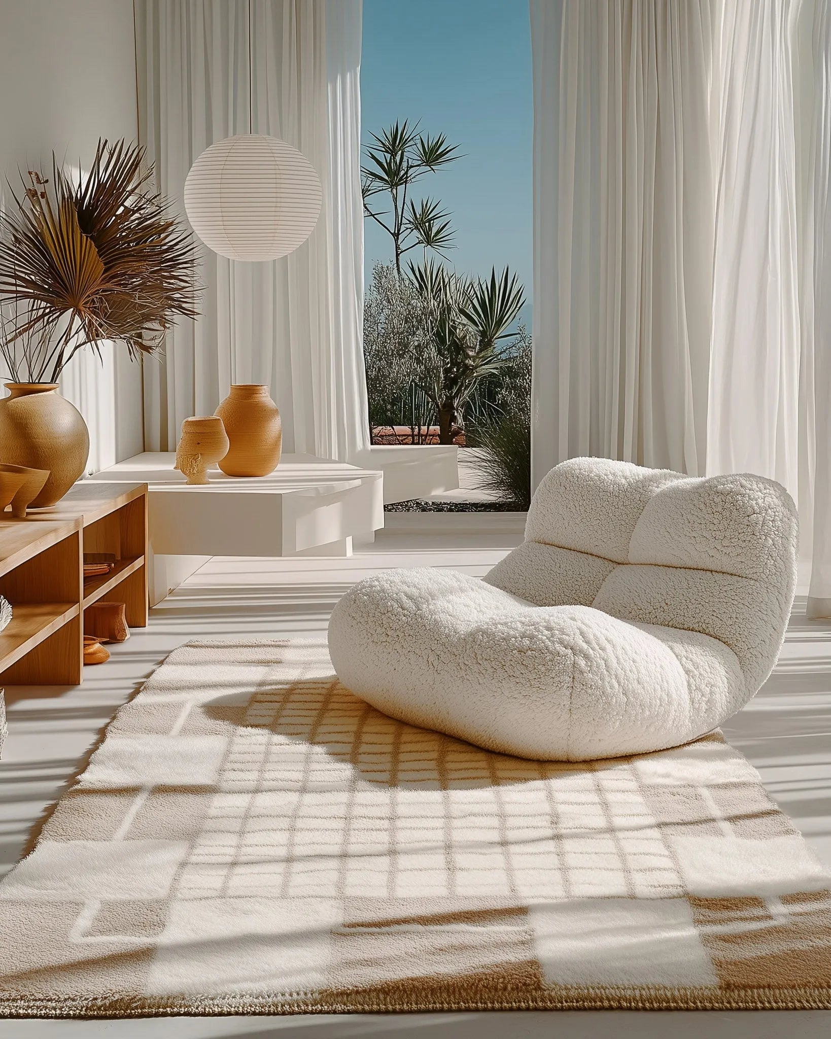 Handmade Beni Ourain Carpet-Berber Handicraft