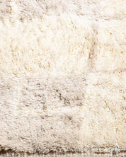 Handmade Beni Ourain Carpet 3 X 5 Ft | 90 X 150 Cm / With Tassels / Short (0.4” / 1 cm)