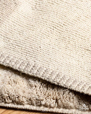 Handmade Beni Ourain Carpet 3 X 5 Ft | 90 X 150 Cm / With Tassels / Short (0.4” / 1 cm)