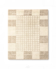 Handmade Beni Ourain Carpet 3 X 5 Ft | 90 X 150 Cm / With Tassels / Short (0.4” / 1 cm)