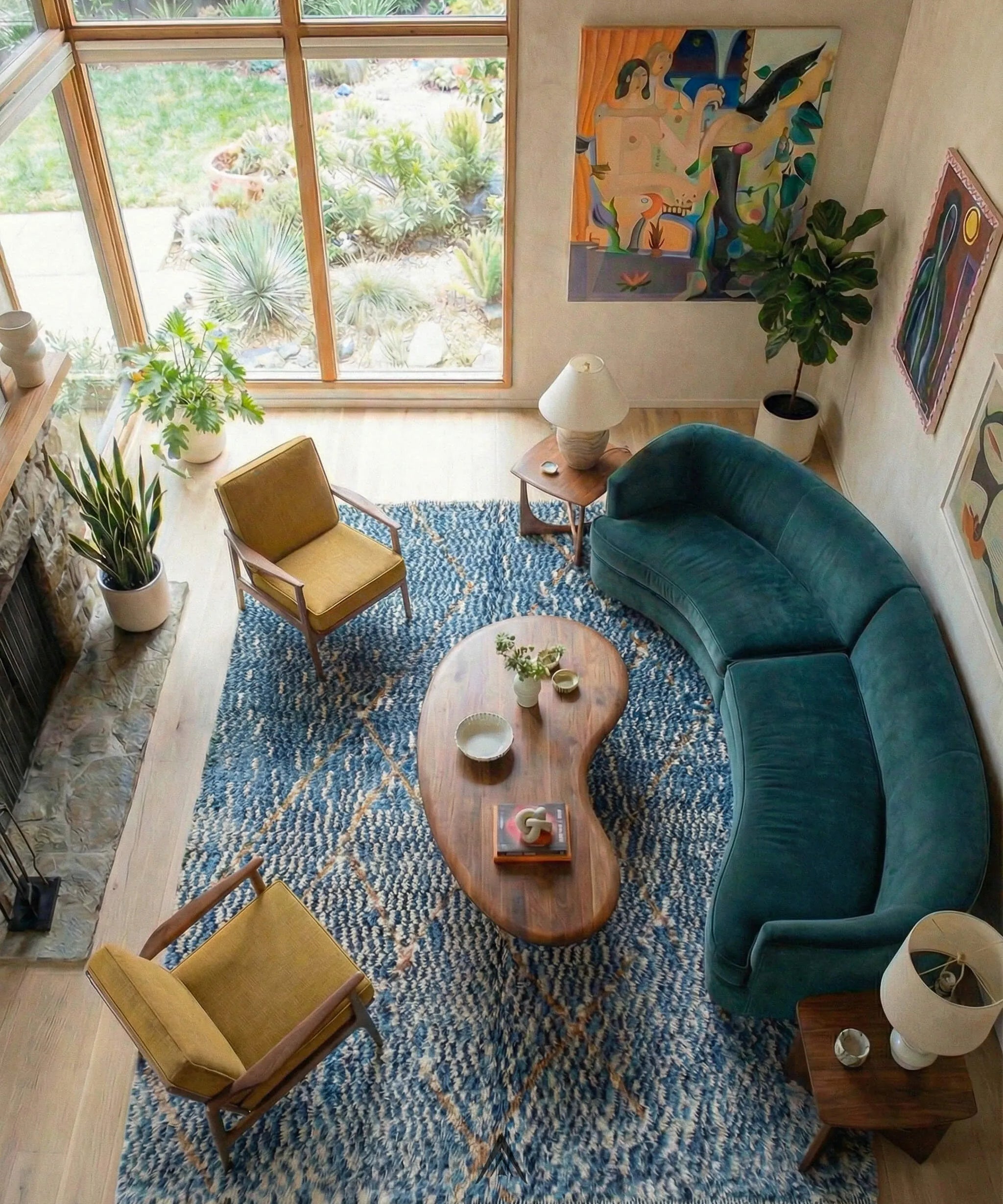 Handmade Beni Ourain Rug 8.4x10 ft - 255x300 cm-Berber Handicraft