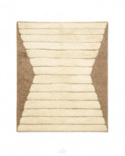 Handmade Beni Ourain Rug 3 X 5 Ft | 90 X 150 Cm / With Tassels / Short (0.4” / 1 cm)