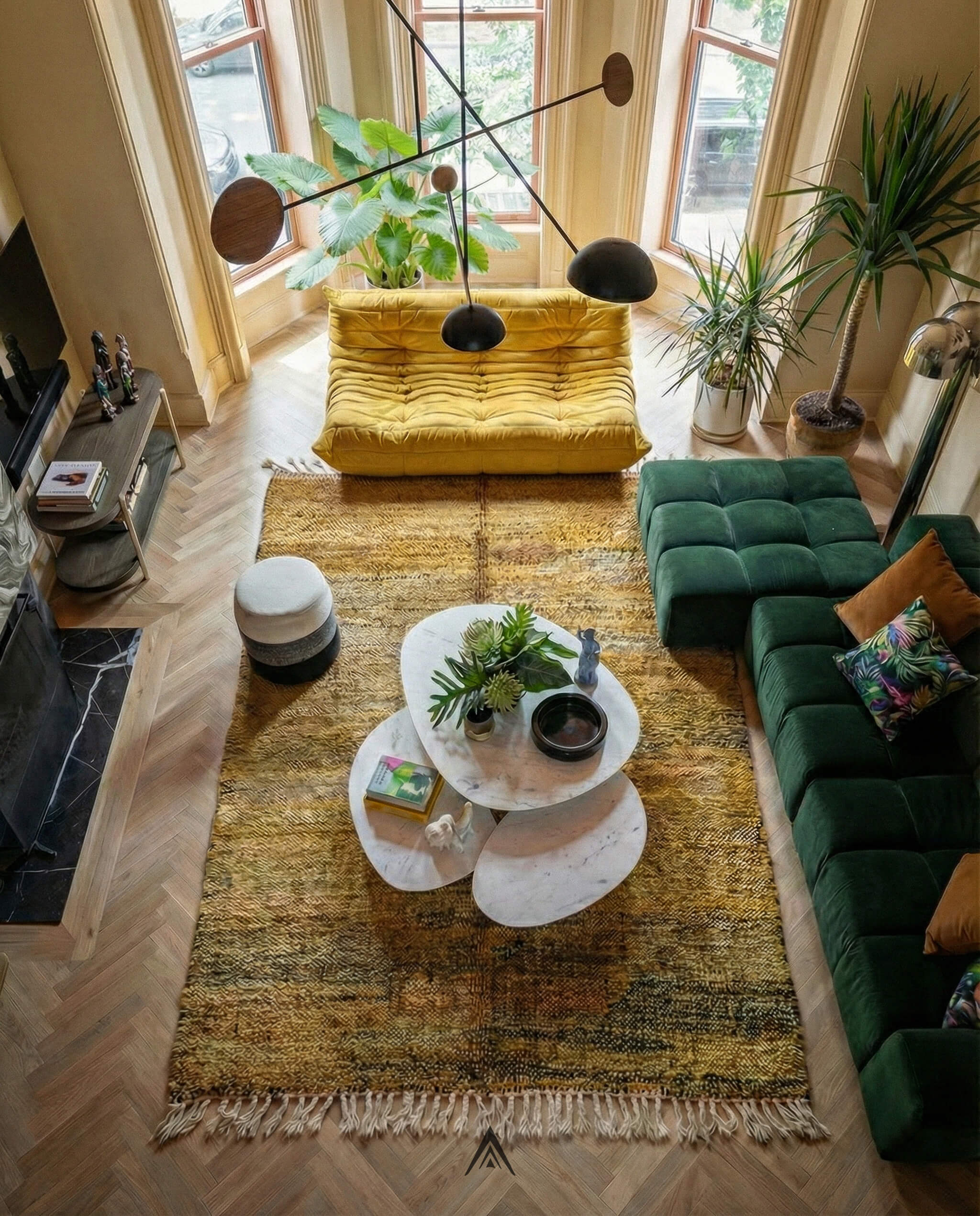 Handmade Berber Carpet 6.5x9.4 ft - 200x288 cm-Berber Handicraft