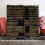 Handmade Black Berber Rug - Berber Handicraft