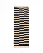 Handmade Checkered Runner 2 X 6 Ft | 60 X 180 Cm / With Tassels / Short (0.4” / 1 cm)