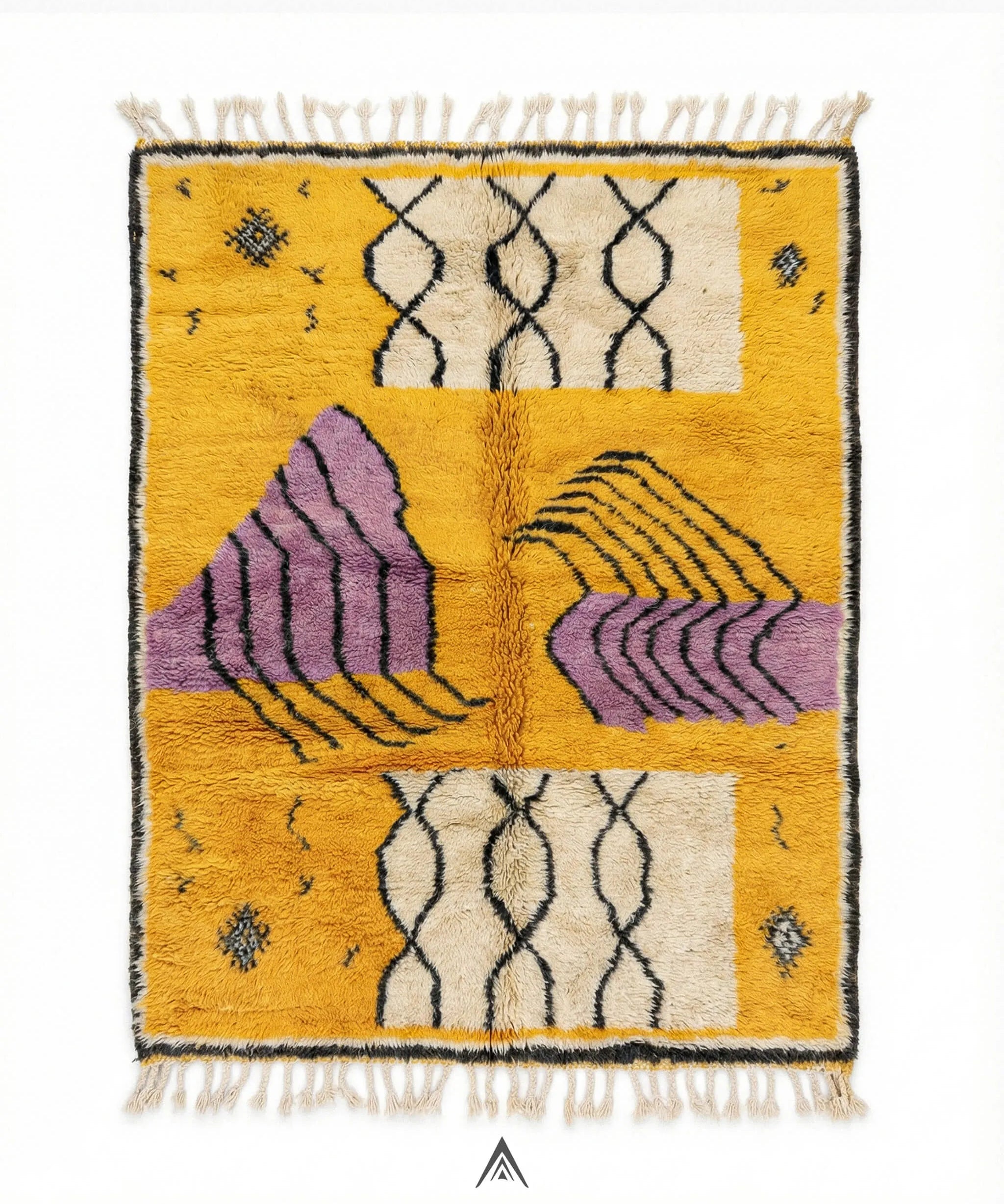 Handmade Moroccan Rug 5.4x8 ft - 165x240 cm-Berber Handicraft