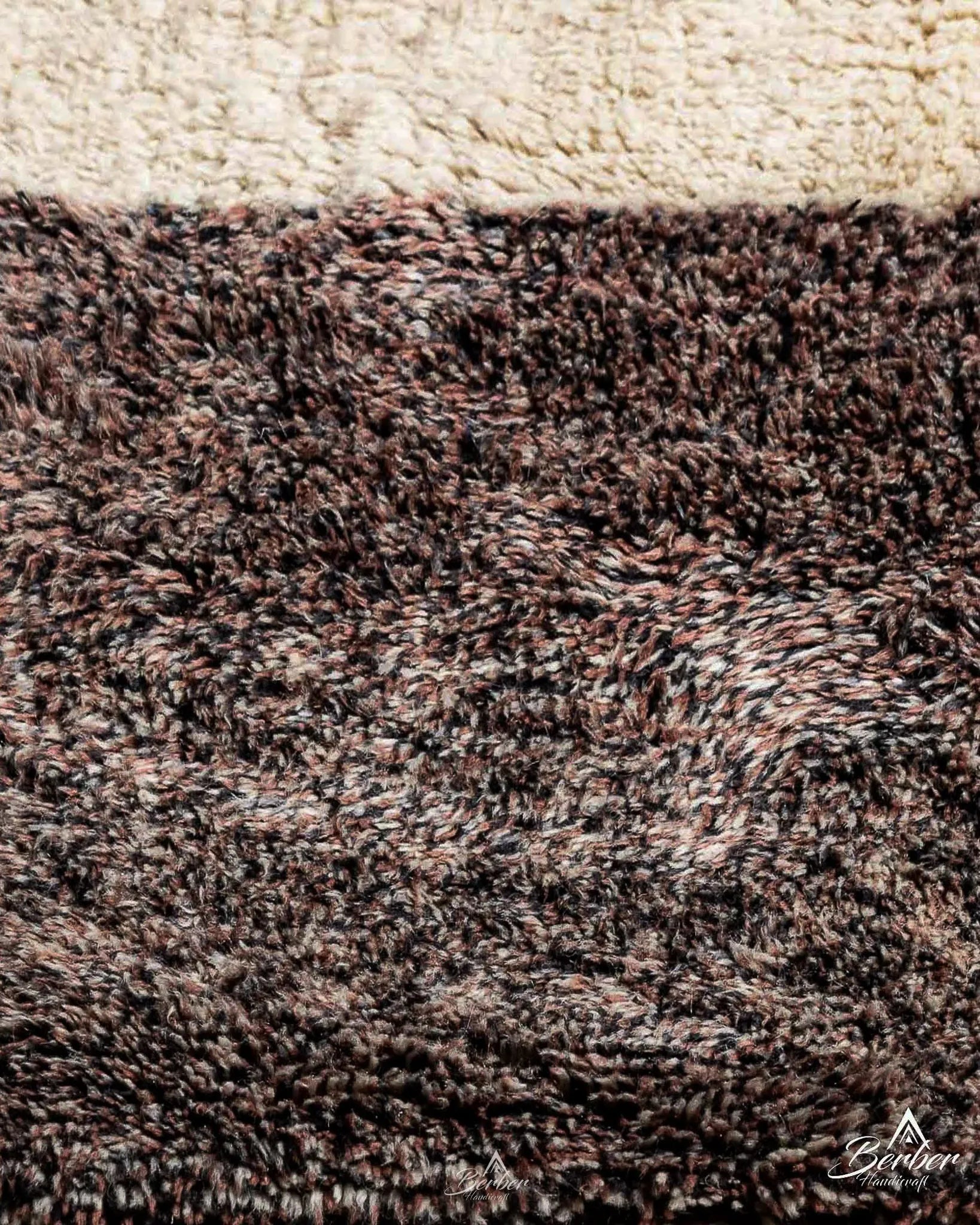 Handmade Morocco Rug 3 X 5 Ft | 90 X 150 Cm / With Tassels / Short (0.4” / 1 cm)
