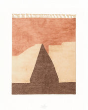 Handmade Morocco Rug 3 X 5 Ft | 90 X 150 Cm / With Tassels / Short (0.4” / 1 cm)