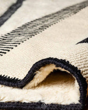 Handmade Rug 3 X 5 Ft | 90 X 150 Cm / With Tassels / Short (0.4” / 1 cm)