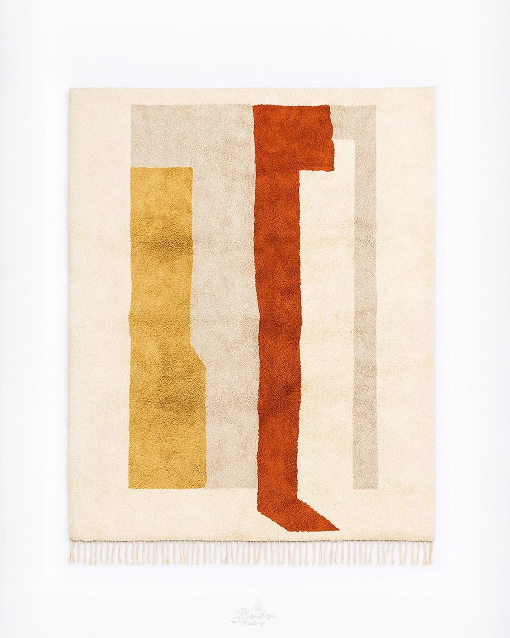 Handmade Scandinavian Rug-Berber Handicraft