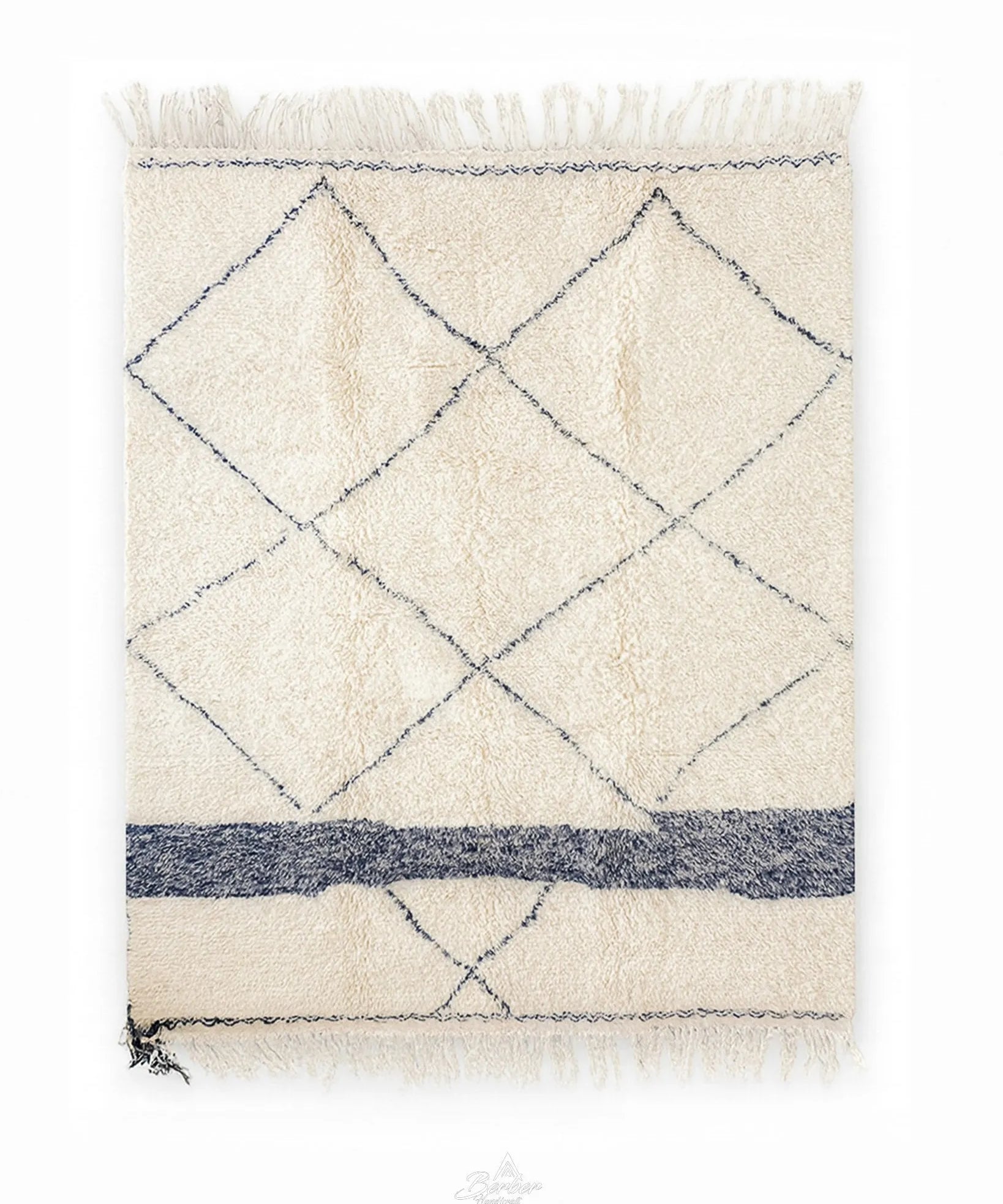 Handmade Treillis Rug-Berber Handicraft