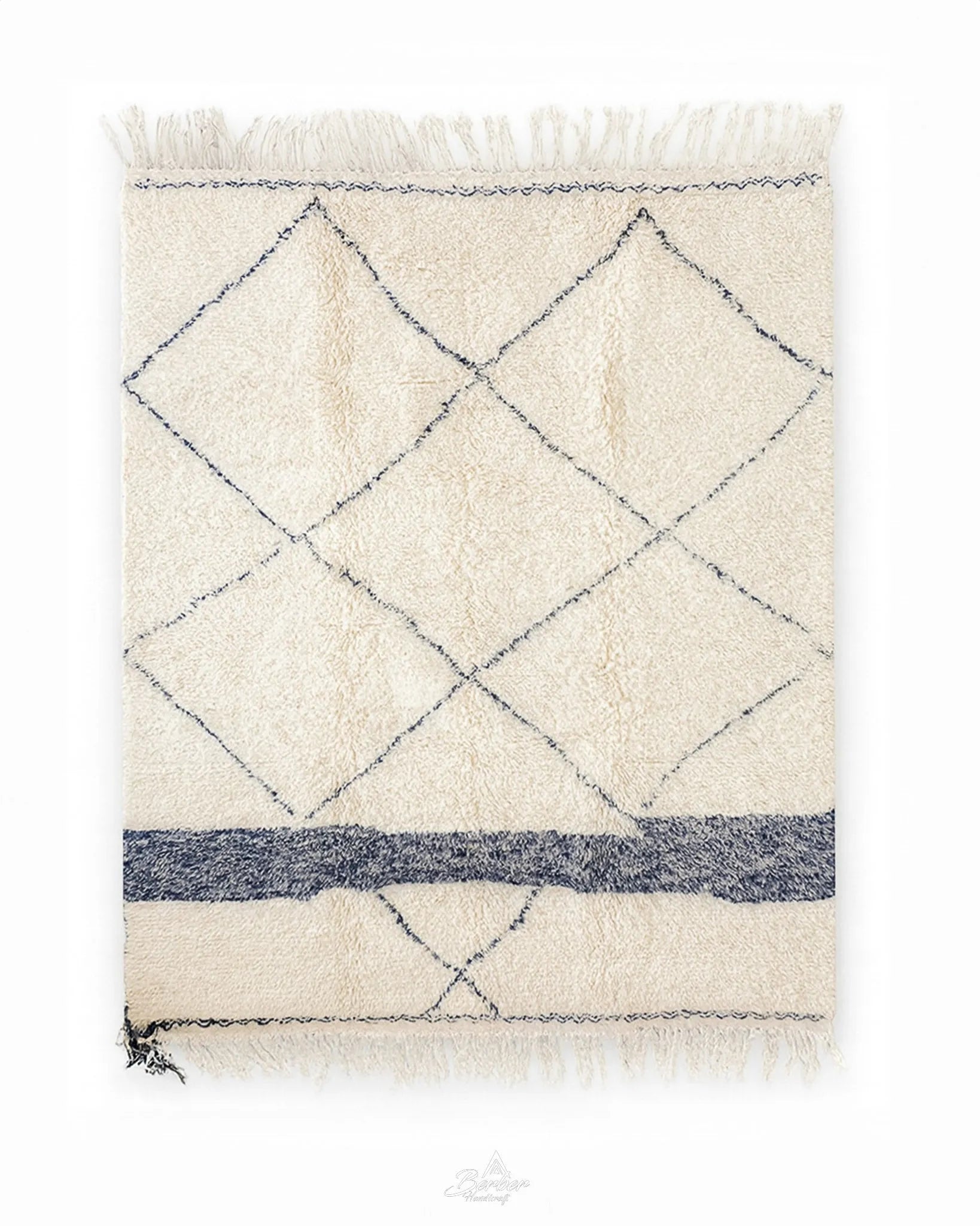 Handmade Treillis Rug-Berber Handicraft