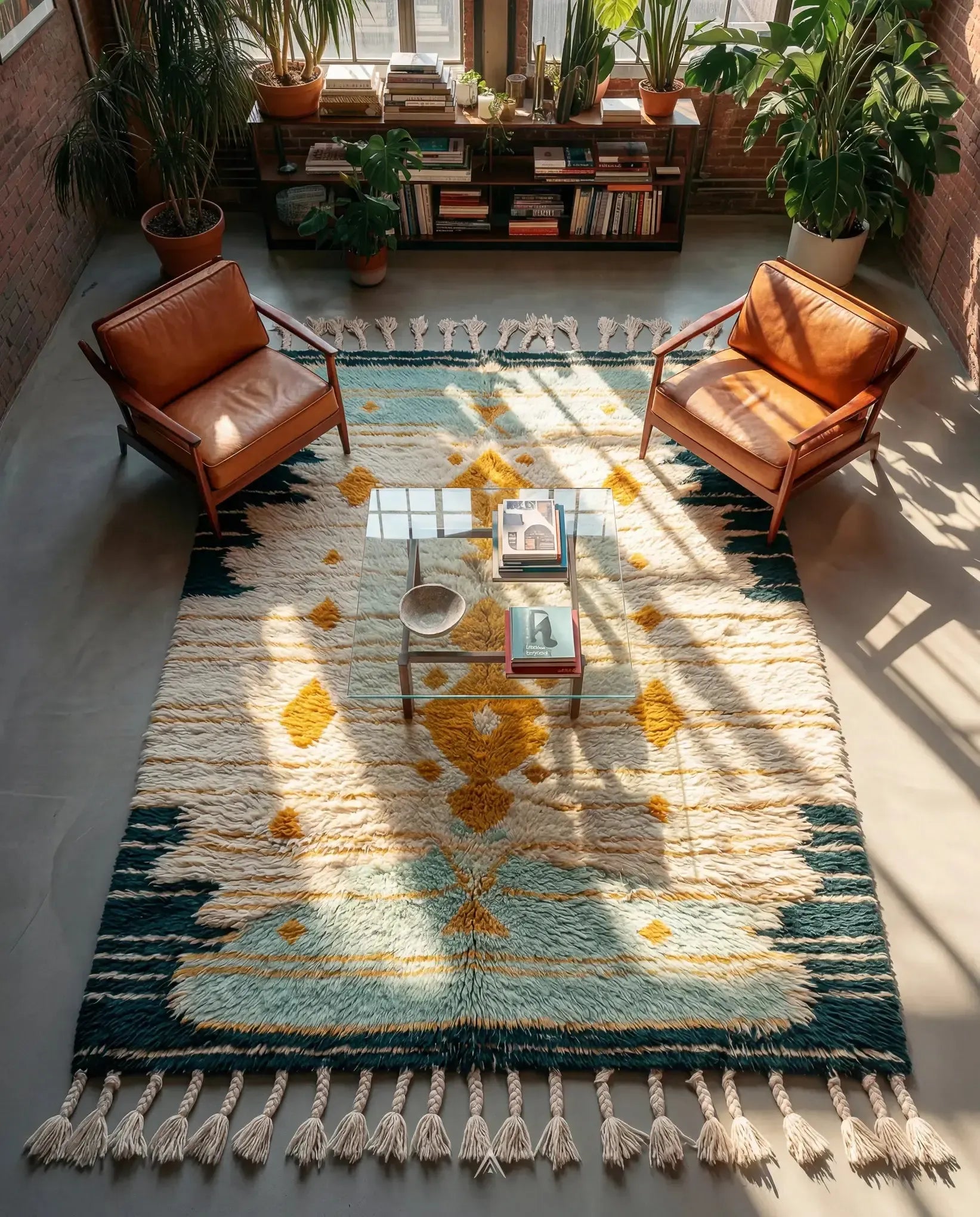 Handmade-Wool-Moroccan-Rug-Berber-Handicraft-8