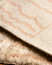 Moroccan Tribal Rug 3 X 5 Ft | 90 X 150 Cm / With Tassels / Short (0.4” / 1 cm)