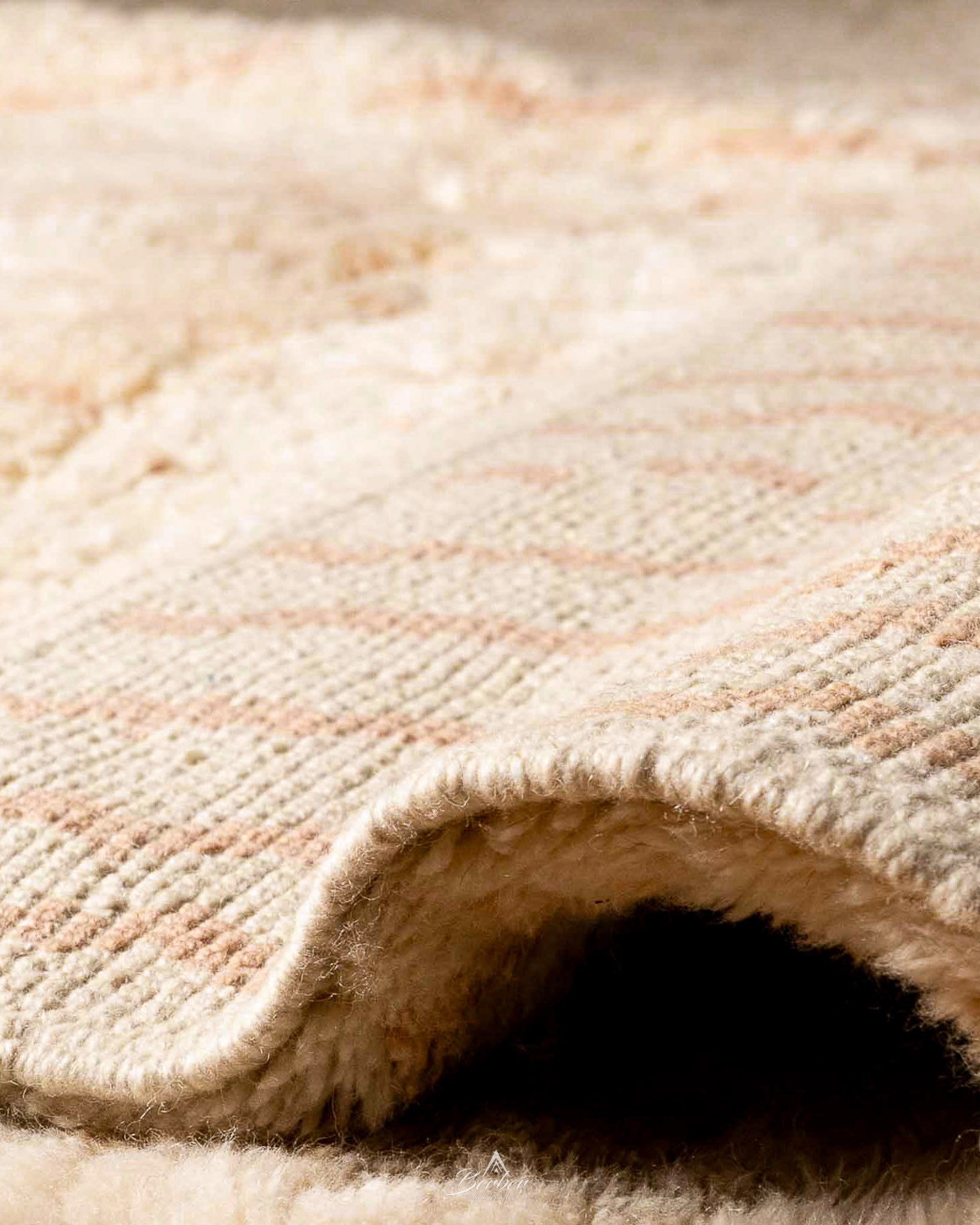Moroccan Tribal Rug 3 X 5 Ft | 90 X 150 Cm / With Tassels / Short (0.4” / 1 cm)