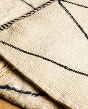 Handmade Runner Rug 2 X 6 Ft | 60 X 180 Cm / With Tassels / Short (0.4” / 1 cm)