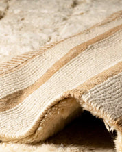 Handwoven Area Rug 3 X 5 Ft | 90 X 150 Cm / With Tassels / Short (0.4” / 1 cm)