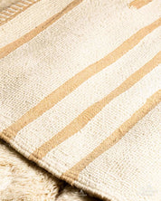 Handwoven Area Rug 3 X 5 Ft | 90 X 150 Cm / With Tassels / Short (0.4” / 1 cm)