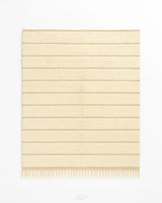 Handwoven Area Rug 3 X 5 Ft | 90 X 150 Cm / With Tassels / Short (0.4” / 1 cm)