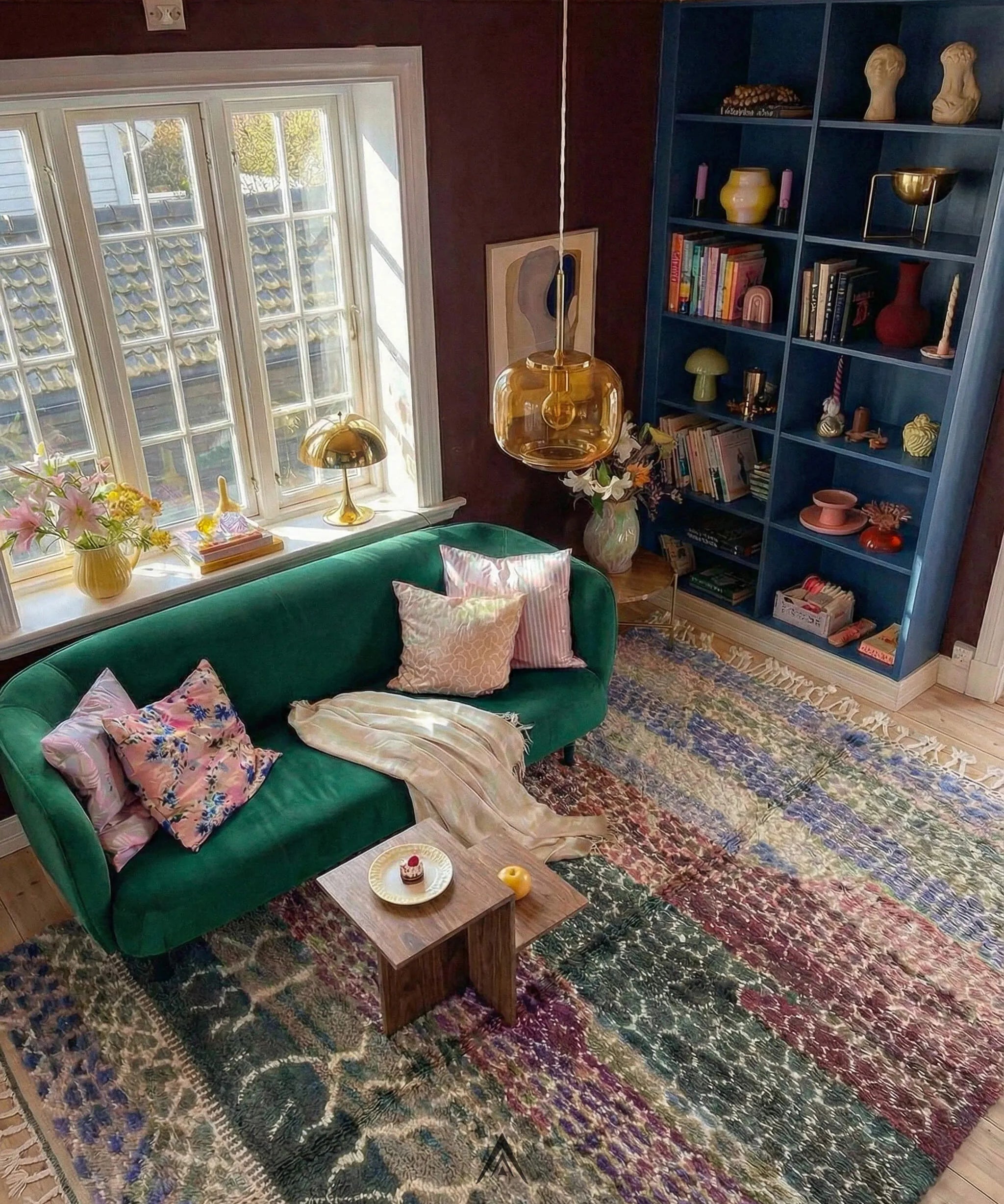 Handwoven Berber Rug 5.2x8.5 ft - 160x260 cm-Berber Handicraft