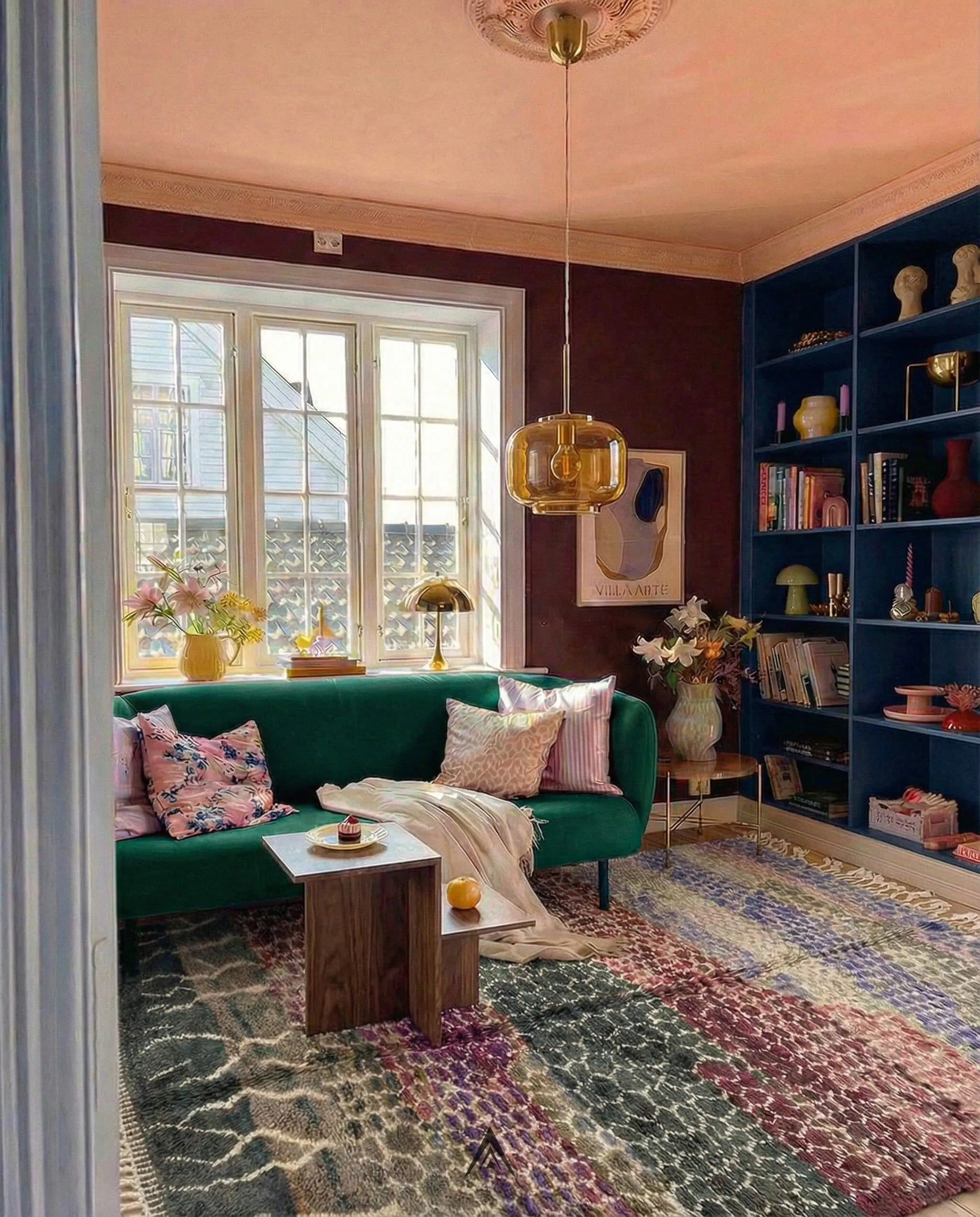 Handwoven Berber Rug 5.2x8.5 ft - 160x260 cm-Berber Handicraft