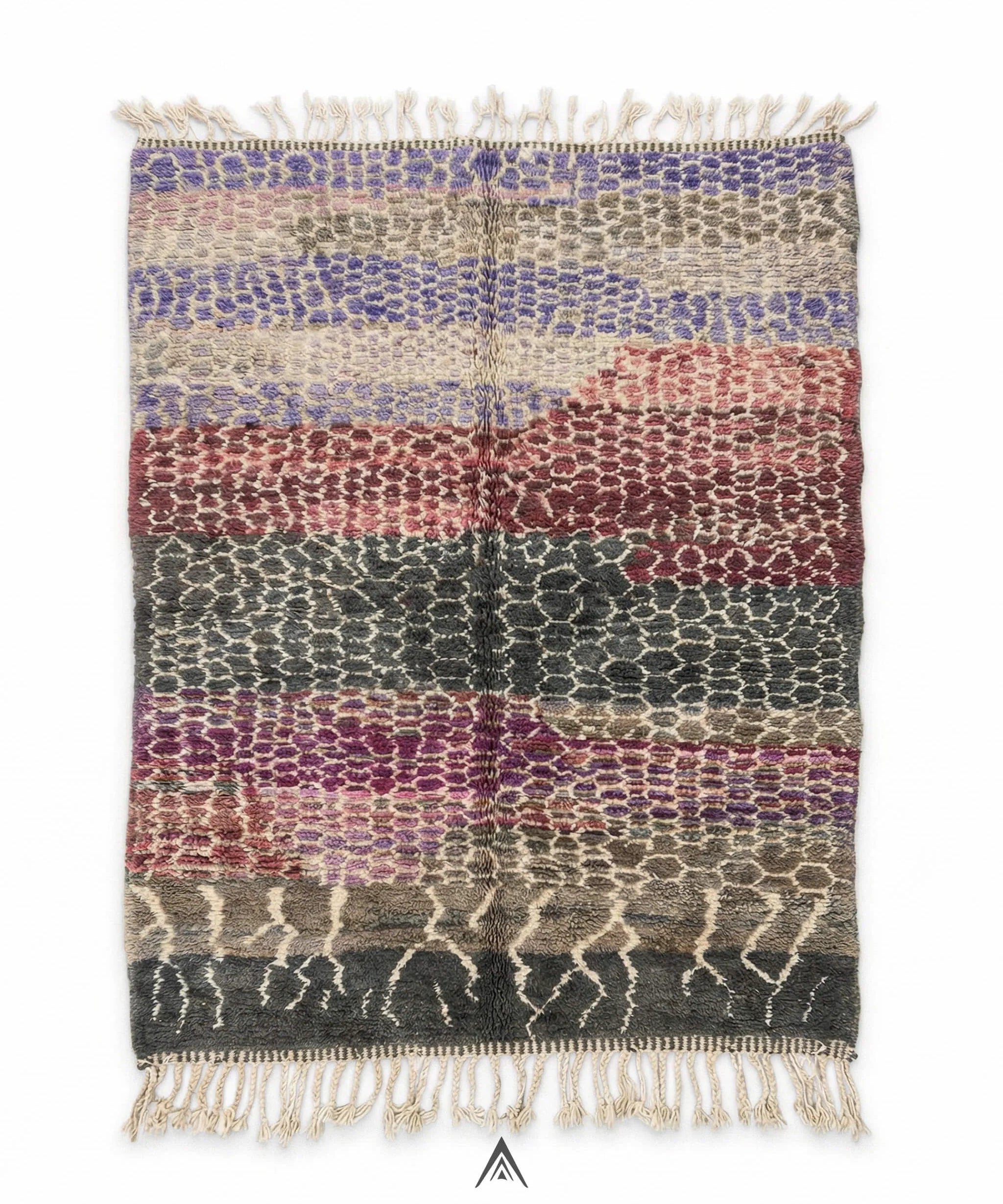 Handwoven Berber Rug 5.2x8.5 ft - 160x260 cm-Berber Handicraft