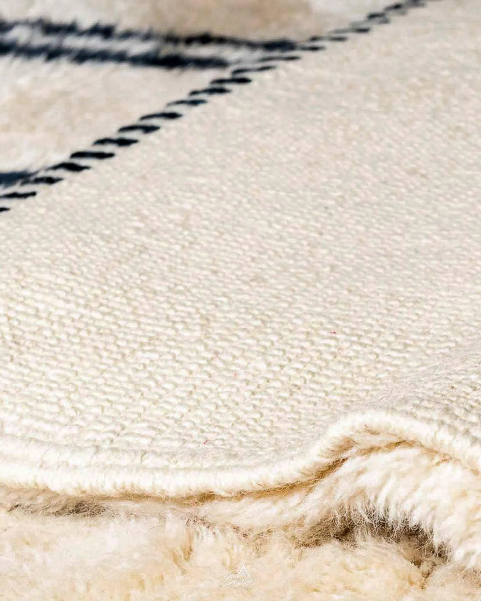 Handwoven Boho Rug 3 X 5 Ft | 90 X 150 Cm / With Tassels / Short (0.4” / 1 cm)