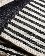 Handwoven Rug 3 X 5 Ft | 90 X 150 Cm / With Tassels / Short (0.4” / 1 cm)