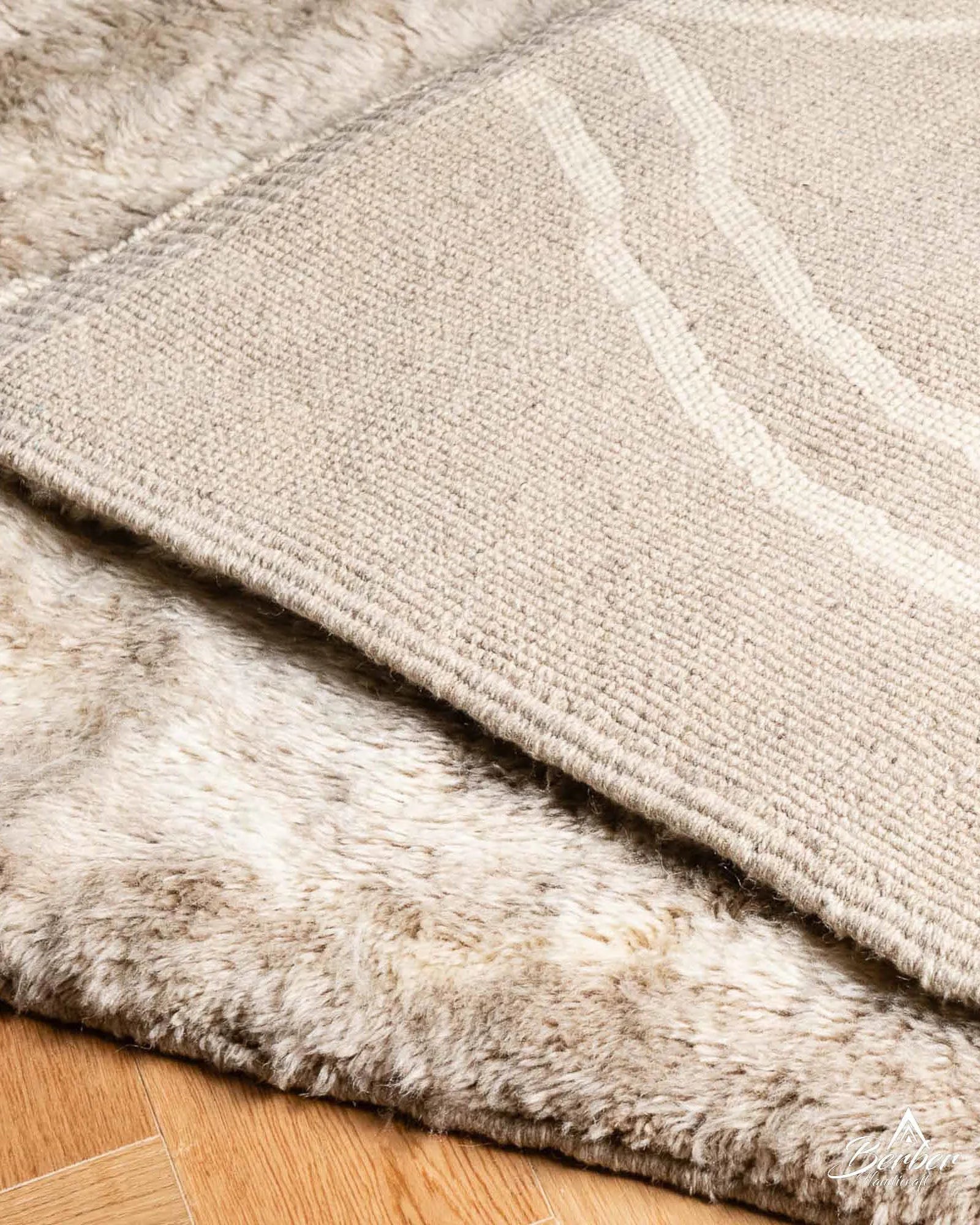 Handwoven Wool Rug-Berber Handicraft