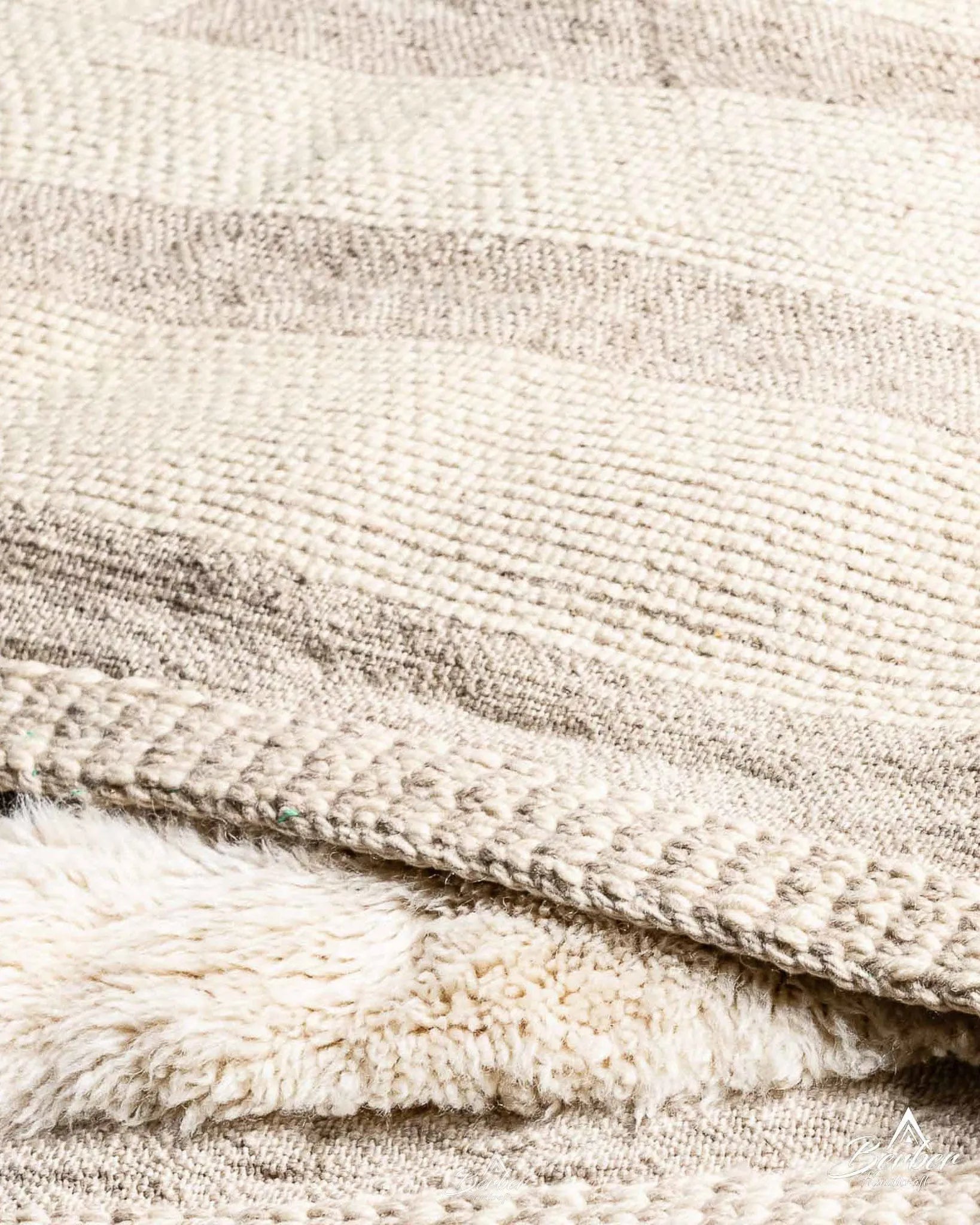 Handwoven nuLOOM Rug 3 X 5 Ft | 90 X 150 Cm / With Tassels / Short (0.4” / 1 cm)