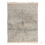 Grey Handwoven Rug - Berber Handicraft