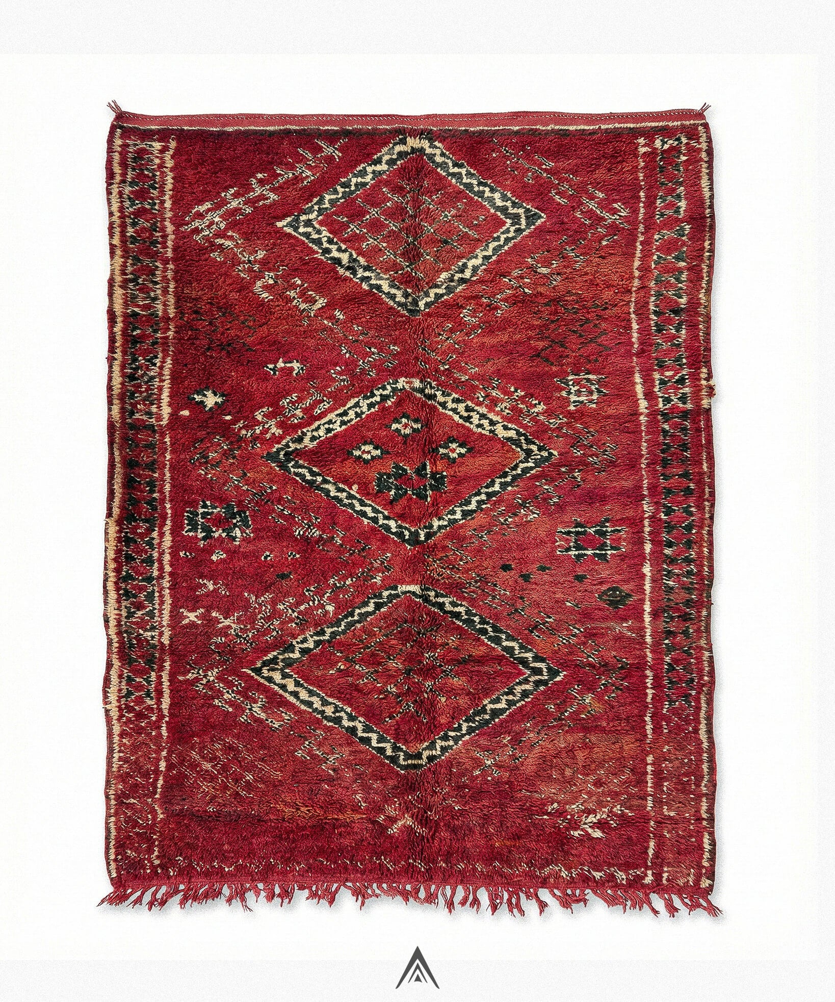 Heritage Overdyed Rug 6x10.3 ft — 180x315 cm-Berber Handicraft