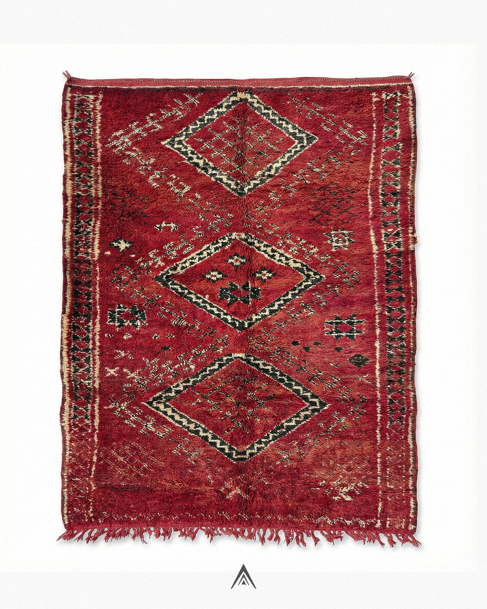 Heritage Overdyed Rug 6x10.3 ft — 180x315 cm-Berber Handicraft