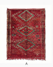 Heritage Overdyed Rug 6x10.3 ft — 180x315 cm-Berber Handicraft