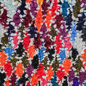 Unique Boucherouite rug-Berber Handicraft
