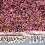 Red burgundy Moroccan rug